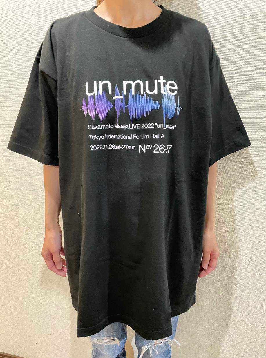 un_mute Tシャツ ＜ブラック＞