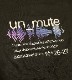 un_mute Tシャツ ＜ブラック＞
