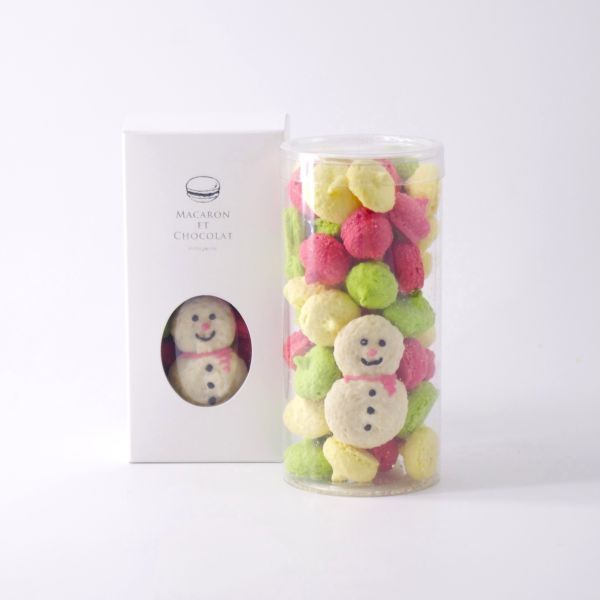 マカロンボーロ クリスマス S（スノーマン）