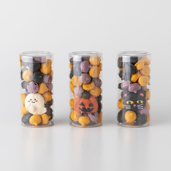 ハロウィンマカロンセット　キーホルダー ハロウィンマカロンセット キーホルダー マカロンボーロ ハロウィン S