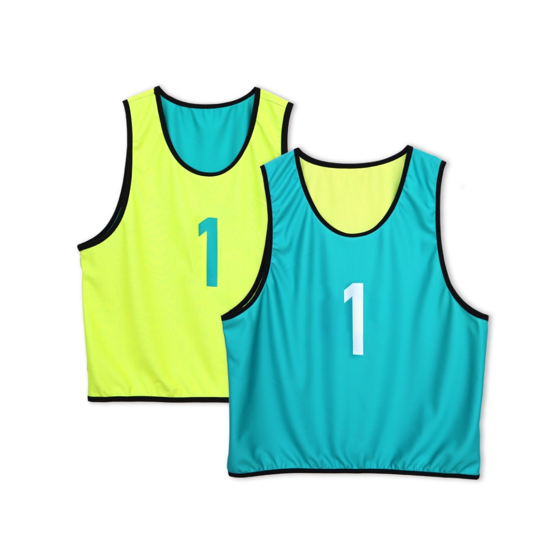 【10枚セット】リバーシブルビブス 1～10番号入り  TQR／LMN