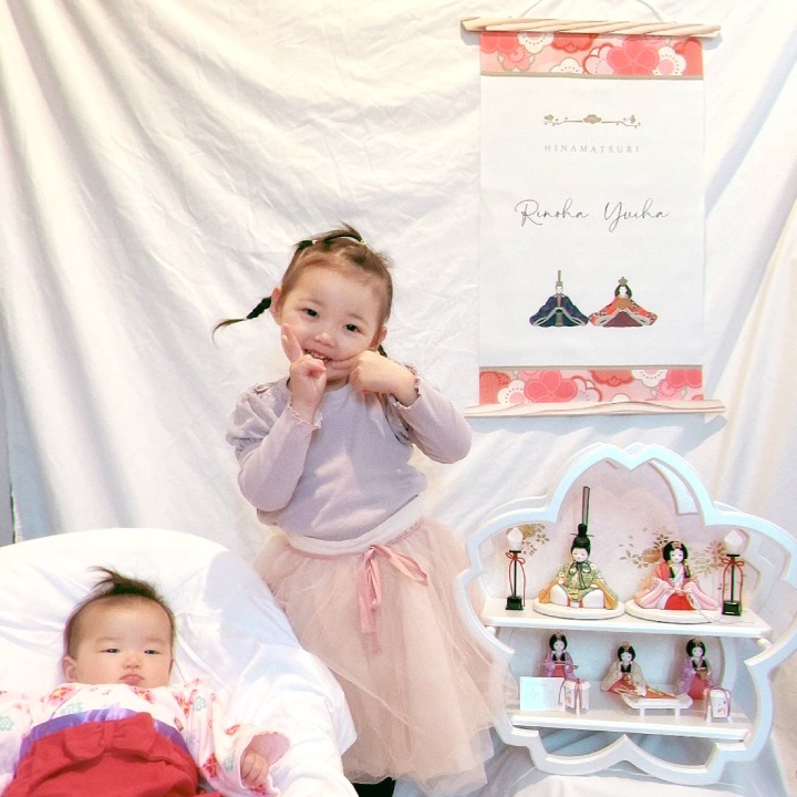 名入れ ひな祭りタペストリー