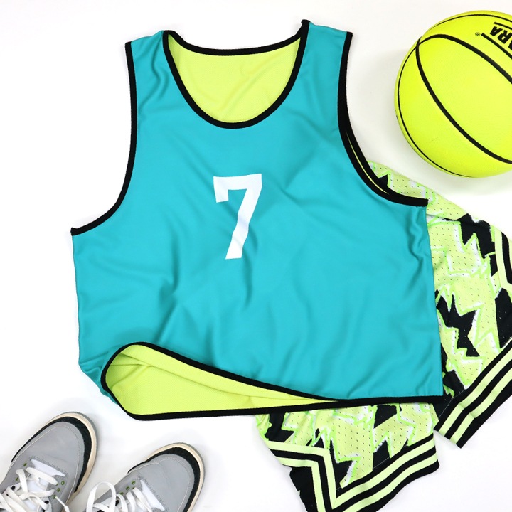 【10枚セット】リバーシブルビブス 1～10番号入り  TQR／LMN