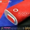 glo グロー専用 スエード調 フロッキー スキンシール 表面＆スライドパーツセット 全8色|glo