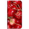iPhone 手帳型ケース スマイル サクランボ【 SE2 11 X 8 他各機種対応】 フラップなし スタンド フード st48|iPhone対応|スマホ対応手帳型ケース