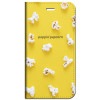 iPhone 手帳型ケース ポップコーンイエロー B【 SE2 11 X 8 他各機種対応】 フラップなし スタンド フード st48|iPhone対応|スマホ対応手帳型ケース
