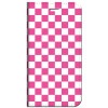 iPhone 手帳型ケース ランダムチェック（白）ピンク【 SE2 11 X 8 他各機種対応】 フラップなし スタンド チェック・ランダム・ボーダー st55|iPhone対応|スマホ対応手帳型ケー