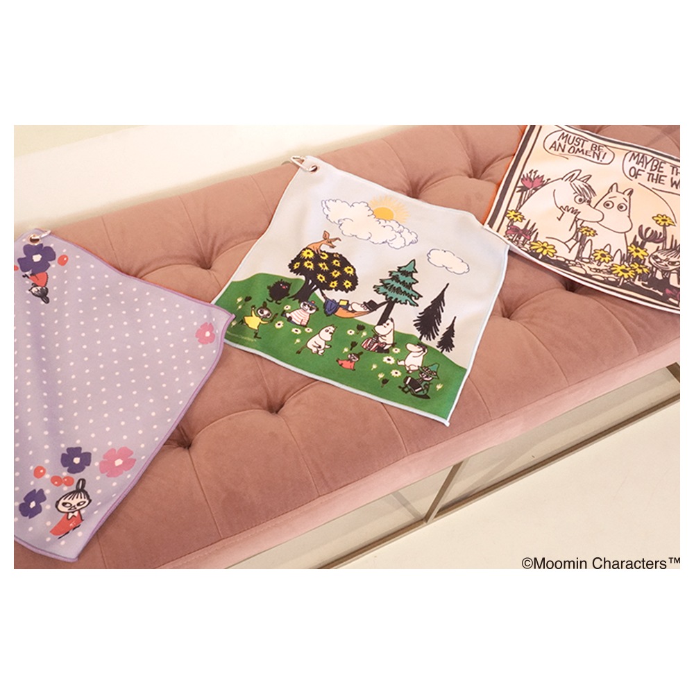 【2025新作】【ムーミンコラボ】くっつくクロス タオル ハンカチ 吸水 Moomin