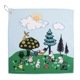 【2025新作】【ムーミンコラボ】くっつくクロス タオル ハンカチ 吸水 Moomin