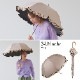 【再入荷】100％完全遮光 日傘/雨傘/晴雨兼用傘 竹製ハンドル バンブーハンドル フリルショート傘 親骨50cm