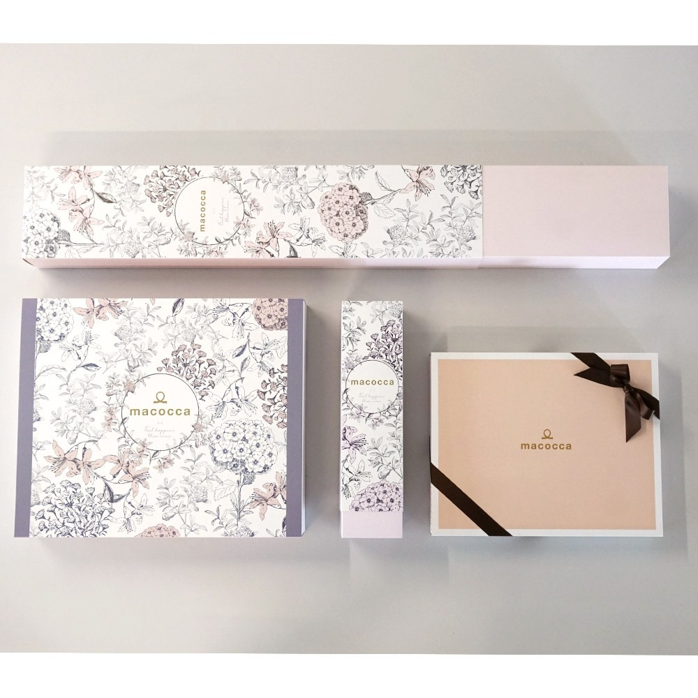 macoccaオリジナルギフトラッピング(箱型ギフトボックス)　[クリスマスプレゼント/母の日の贈り物/バースデープレゼント/お誕生日プレゼント]