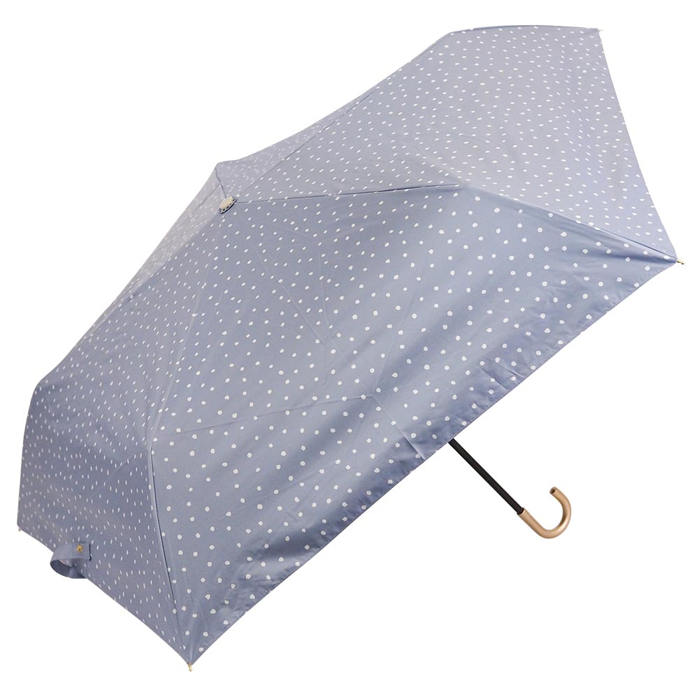 【2026母の日】【吸水ケース付ギフトセット販売中】100％完全遮光 UVカット 日傘/雨傘/晴雨兼用傘　折りたたみ傘 Paraffi(パラフィ)グラフィックシリーズ ドット柄 水玉 親骨51cm
