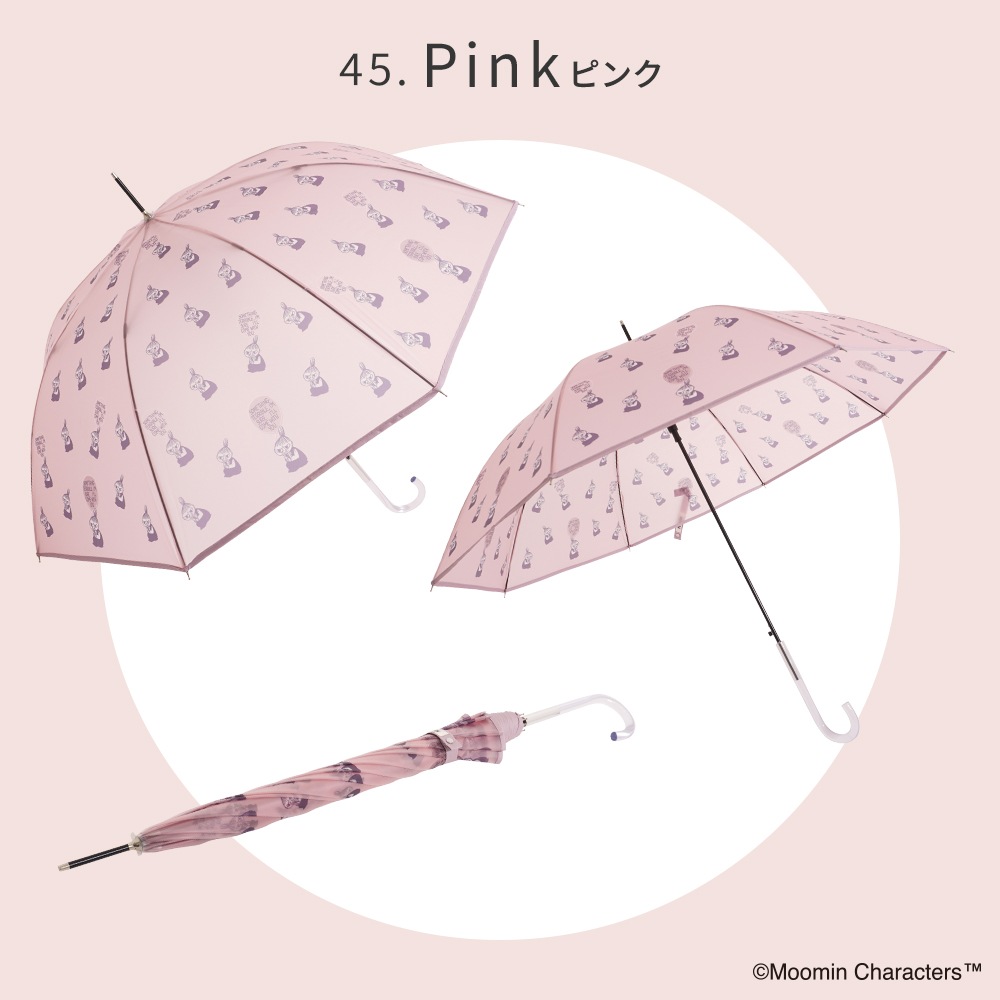 【2025新作】【ムーミンコラボ】TPU ジャンプ傘  コミック柄 撥水 雨傘 親骨60cm Moomin