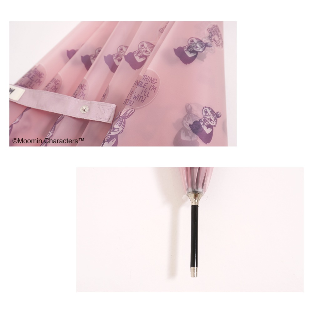 【2025新作】【ムーミンコラボ】TPU ジャンプ傘  コミック柄 撥水 雨傘 親骨60cm Moomin
