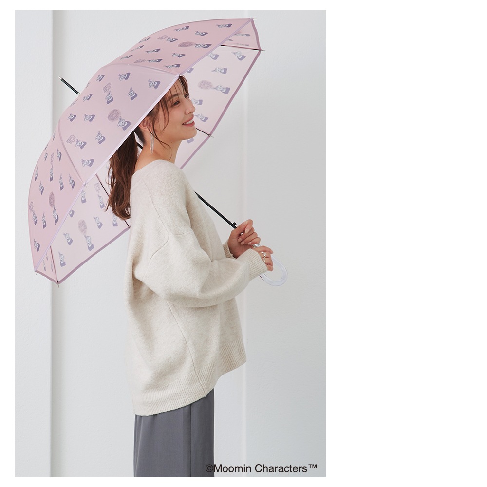 【2025新作】【ムーミンコラボ】TPU ジャンプ傘  コミック柄 撥水 雨傘 親骨60cm Moomin