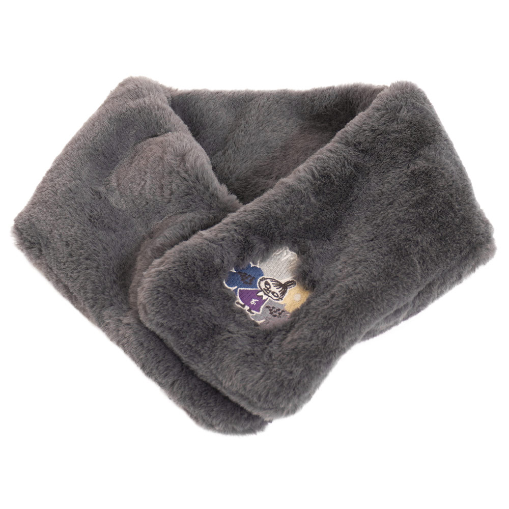 【2025新作】【ムーミンコラボ】エコファーティペット リトルミイ刺繍 12cm×74cm Moomin