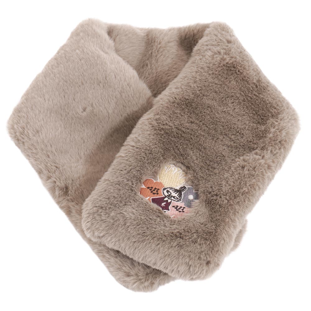 【2025新作】【ムーミンコラボ】エコファーティペット リトルミイ刺繍 12cm×74cm Moomin