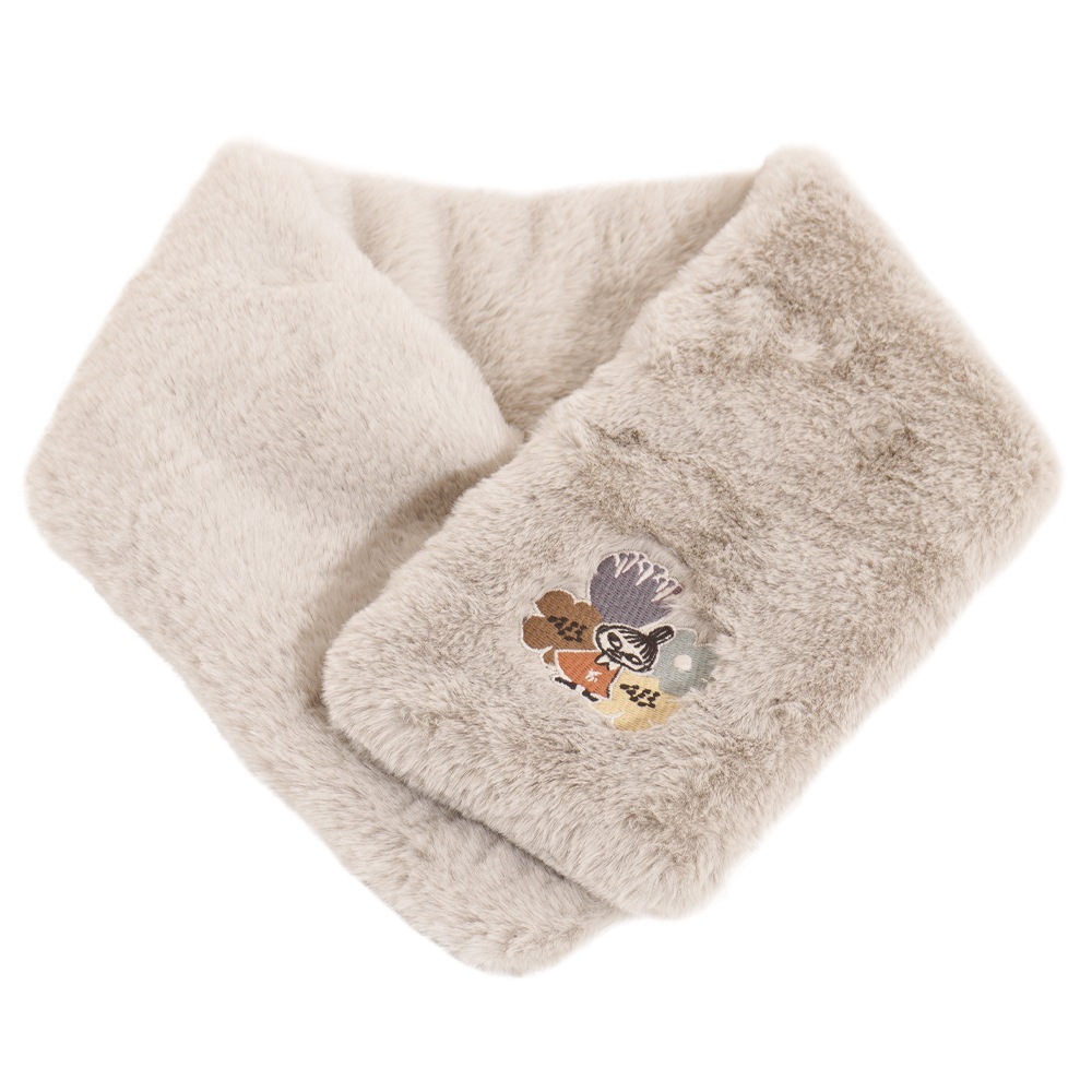 【2025新作】【ムーミンコラボ】エコファーティペット リトルミイ刺繍 12cm×74cm Moomin