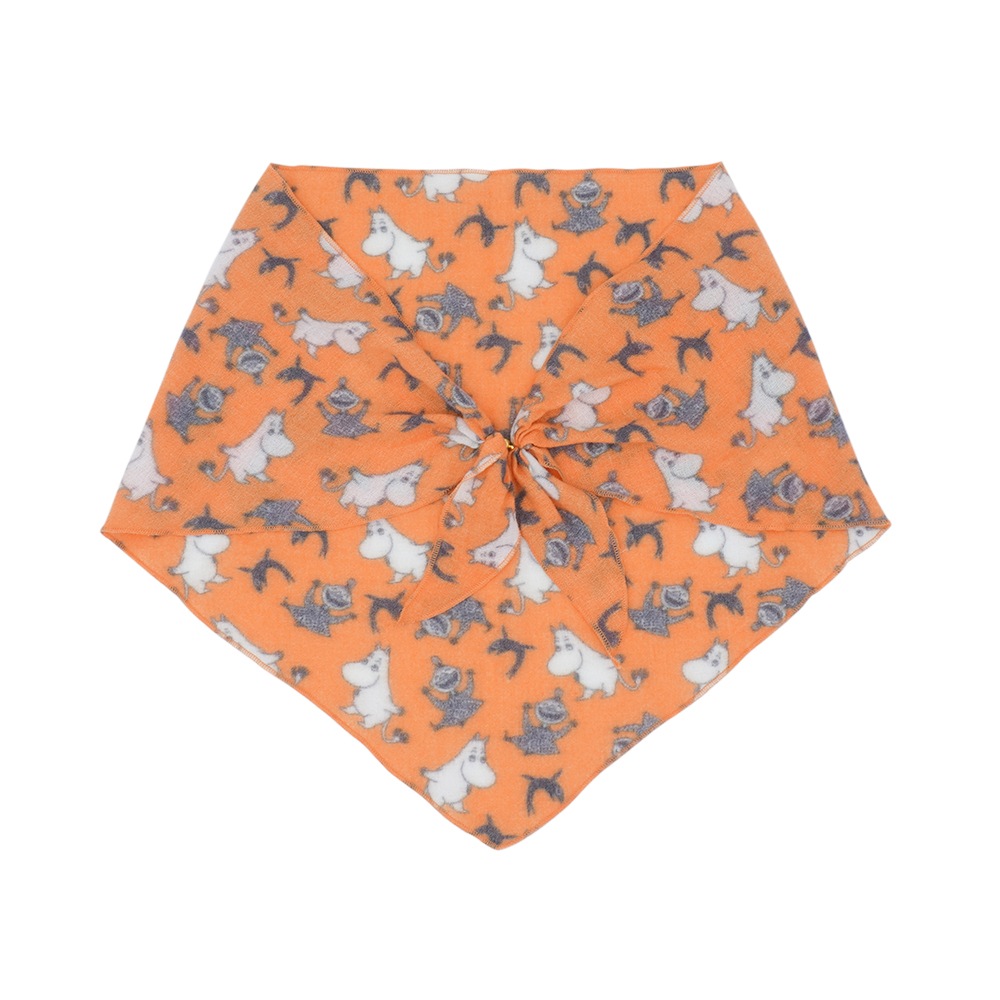 【2025新作】【ムーミンコラボ】起毛Peマグネット付三角マフラー 40cm×100cm Moomin