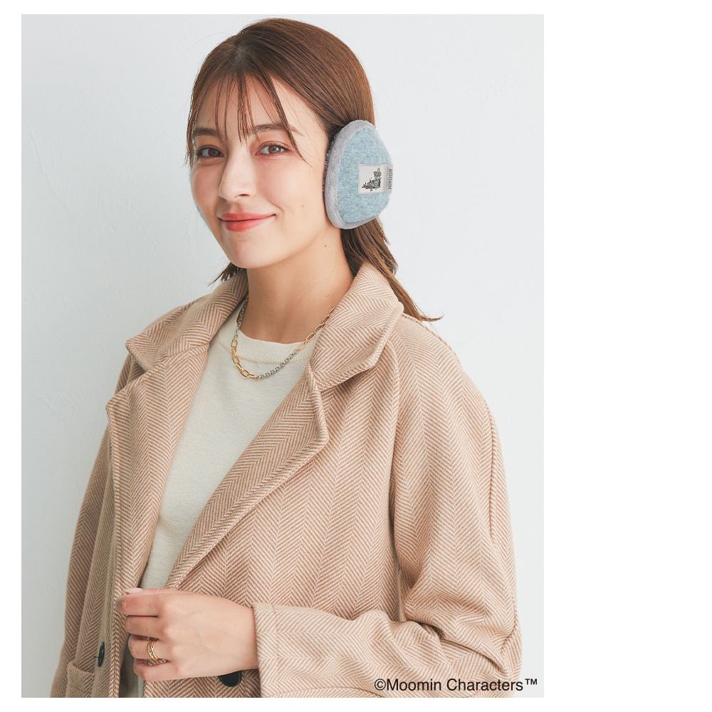 【2025新作】【ムーミンコラボ】ムーミンワッペン付 イヤーマフ  耳当て イヤーウォーマー イヤーマフラー Moomin ※ギフトボックス対応不可※