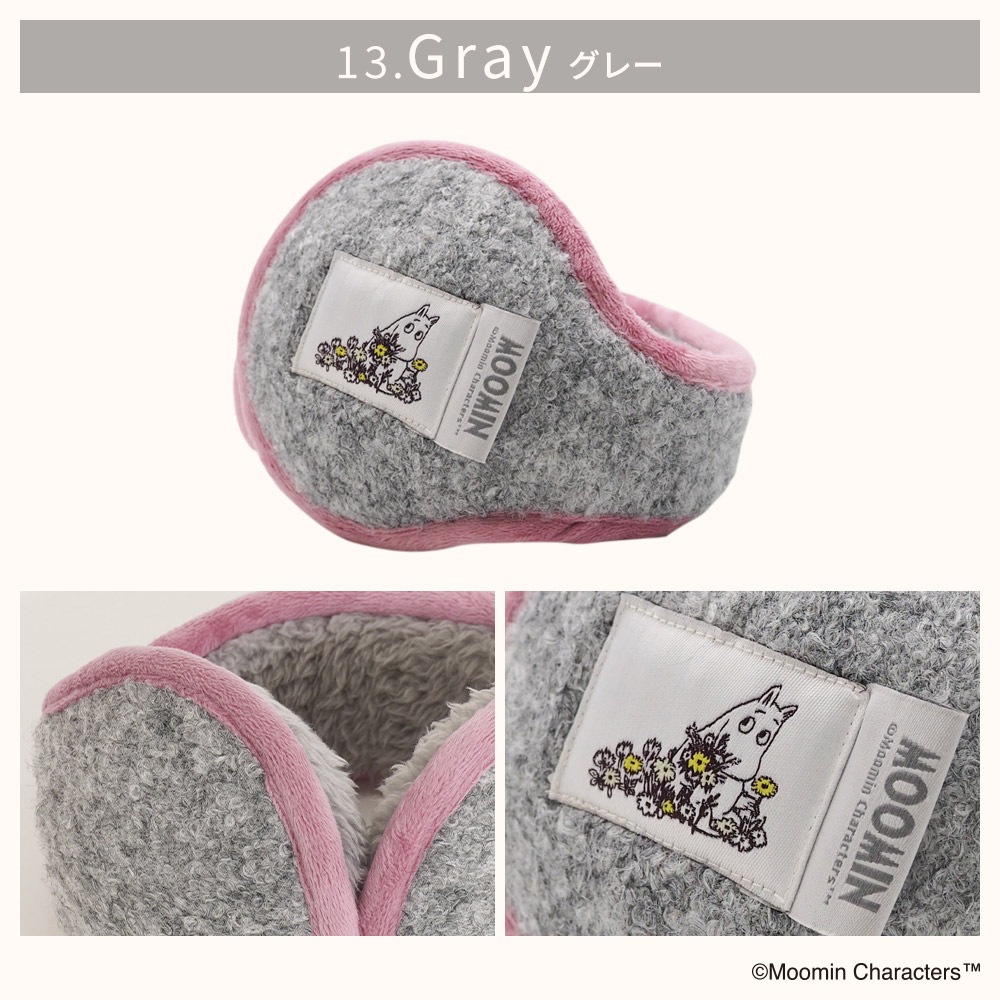 【2025新作】【ムーミンコラボ】ムーミンワッペン付 イヤーマフ  耳当て イヤーウォーマー イヤーマフラー Moomin ※ギフトボックス対応不可※
