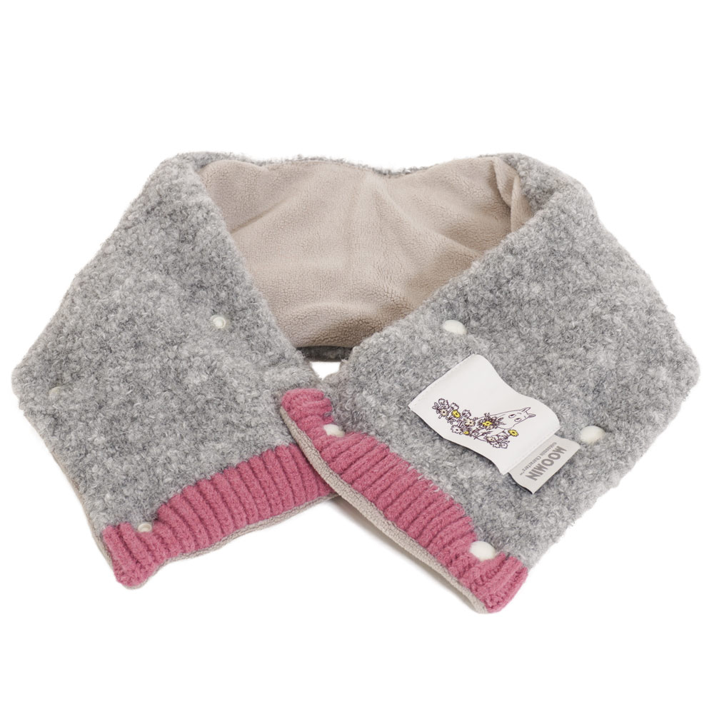 【2025新作】【ムーミンコラボ】ムーミンワッペン付 スヌーペット スヌード ティペット 14cm×70cm Moomin