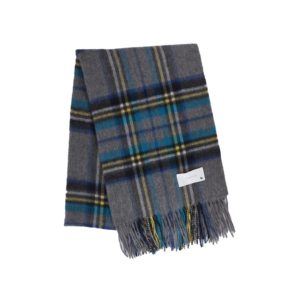【2025新色】カシミヤストール[チェック柄][男女兼用] 60cm×200cm