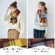 カシミヤストール[チェック柄][男女兼用] 60cm×200cm