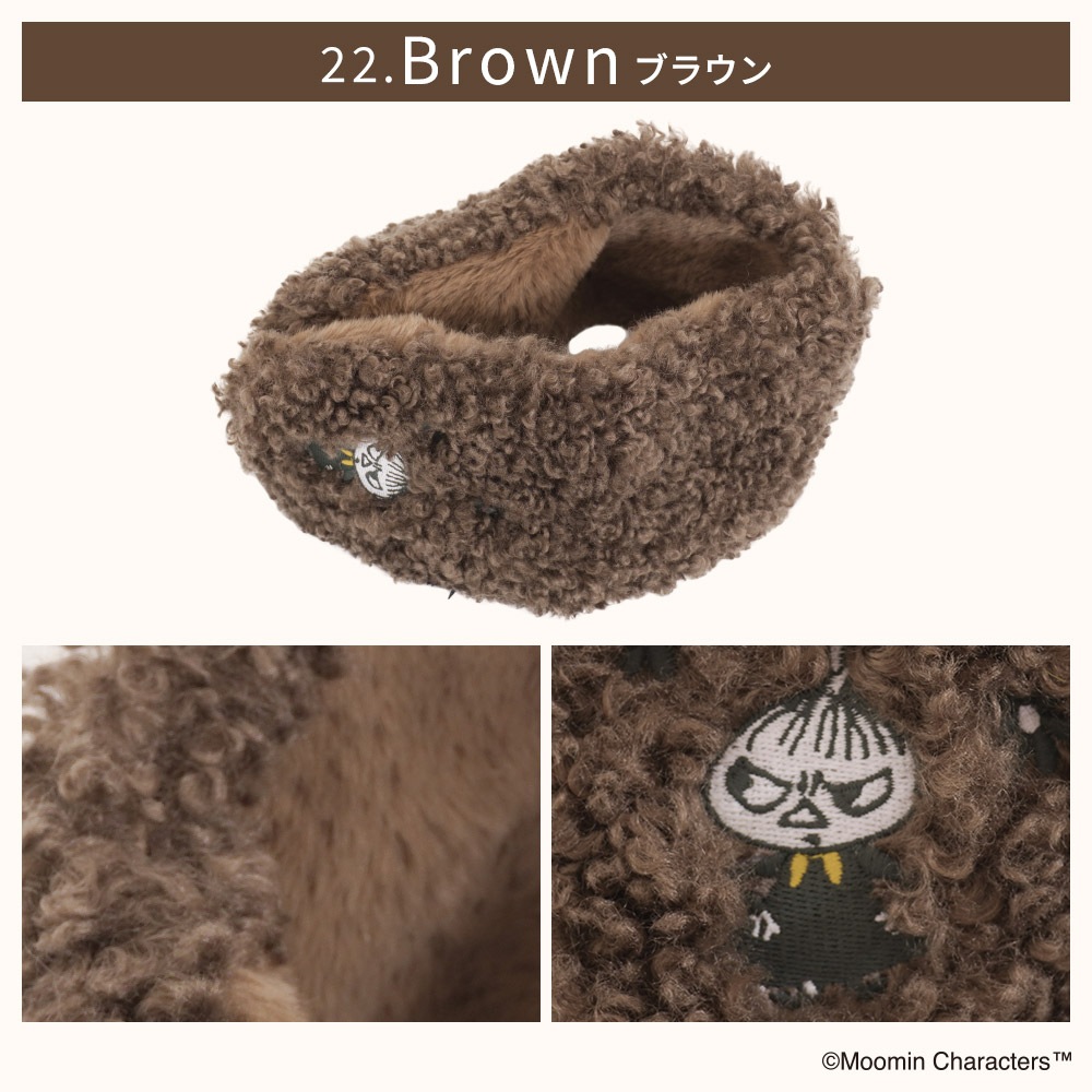 【2025新作】【ムーミンコラボ】エコファーリトルミイ ボア イヤーマフ  耳当て イヤーウォーマー イヤーマフラー Moomin ※ギフトボックス対応不可※