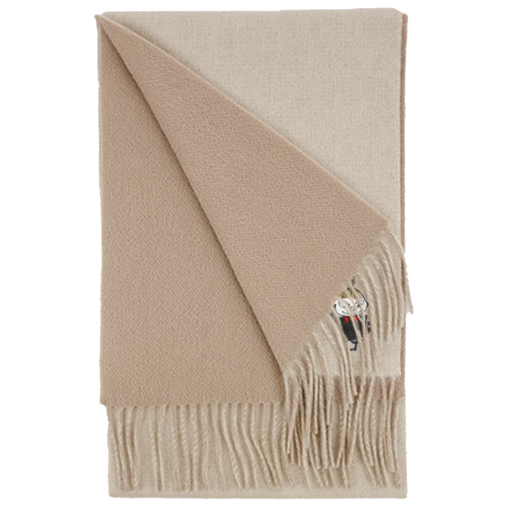 数量限定】【2025新作】【ムーミンコラボ】刺繍入りカシミヤ