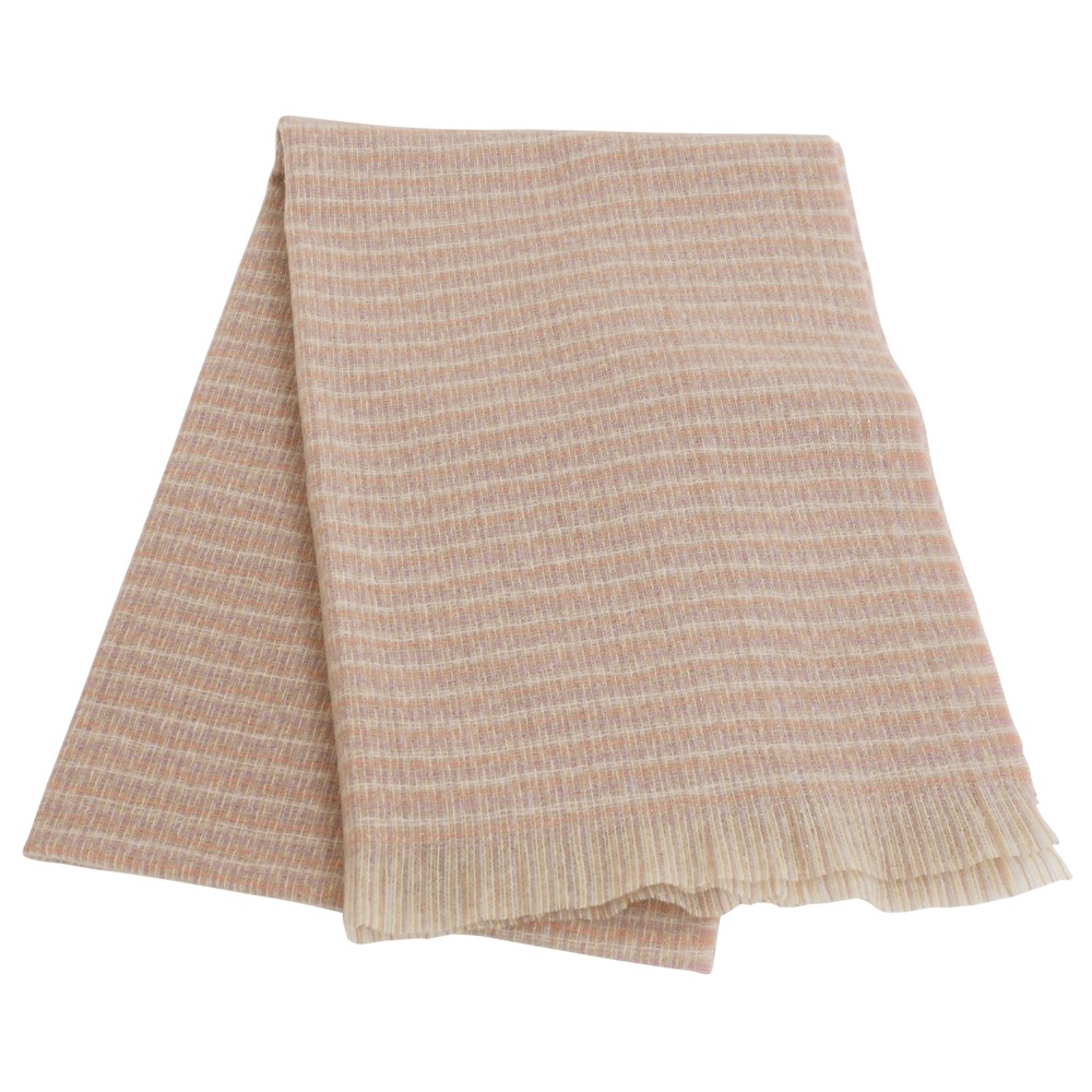 【SALE】ラメ入りツィード調ストール　65cm×201cm