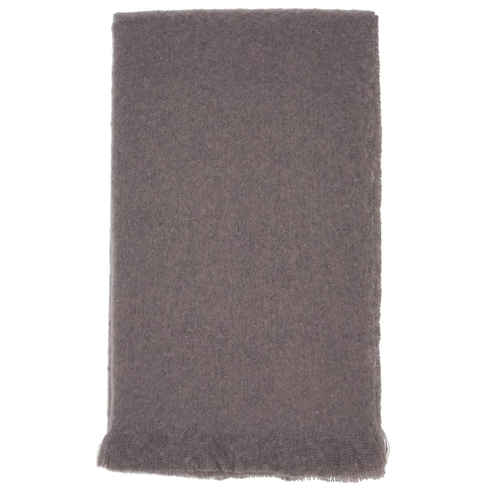 【SALE】ブークレシャギー無地ストール　54cm×188cm