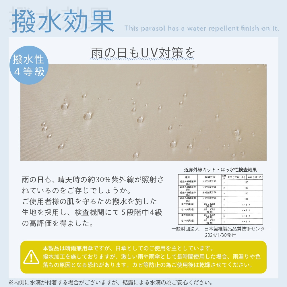 【再入荷】【新色追加】【軽量折りたたみ傘】 100％完全遮光 日傘/雨傘/晴雨兼用傘 折りたたみ傘 uchimizu(ウチミズ) 切替 親骨50cm