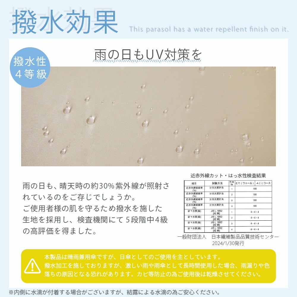 【軽量折りたたみ傘】 100％完全遮光 日傘/雨傘/晴雨兼用傘 折りたたみ傘 uchimizu(ウチミズ) 切替 親骨50cm