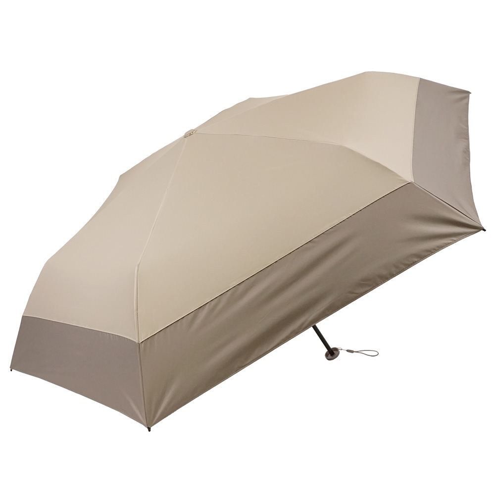 【再入荷】【新色追加】【軽量折りたたみ傘】 100％完全遮光 日傘/雨傘/晴雨兼用傘 折りたたみ傘 uchimizu(ウチミズ) 切替 親骨50cm