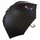 100％完全遮光 日傘/雨傘/晴雨兼用傘 ブラックコーティング 木製ハンドル ショート傘 動物柄(オウム柄/リス柄/シカ柄) 親骨50cm