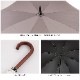100％完全遮光 日傘/雨傘/晴雨兼用傘 ブラックコーティング 木製ハンドル ショート傘 動物柄(オウム柄/リス柄/シカ柄) 親骨50cm