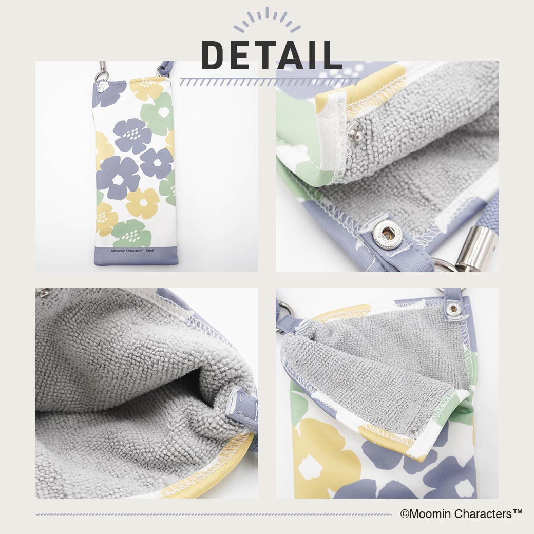【2026新作】【ムーミンコラボ】 吸水機能付きマルチサコッシュ　花すきリトルミイ Moomin【ムーミン対象商品B】