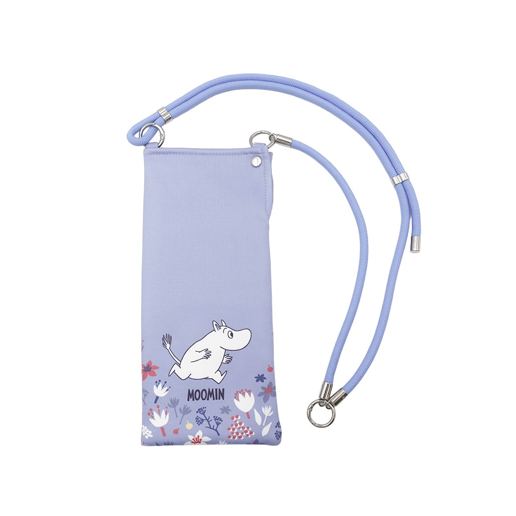 【2026新作】【ムーミンコラボ】 吸水機能付きマルチサコッシュ　花とムーミン Moomin【ムーミン対象商品B】