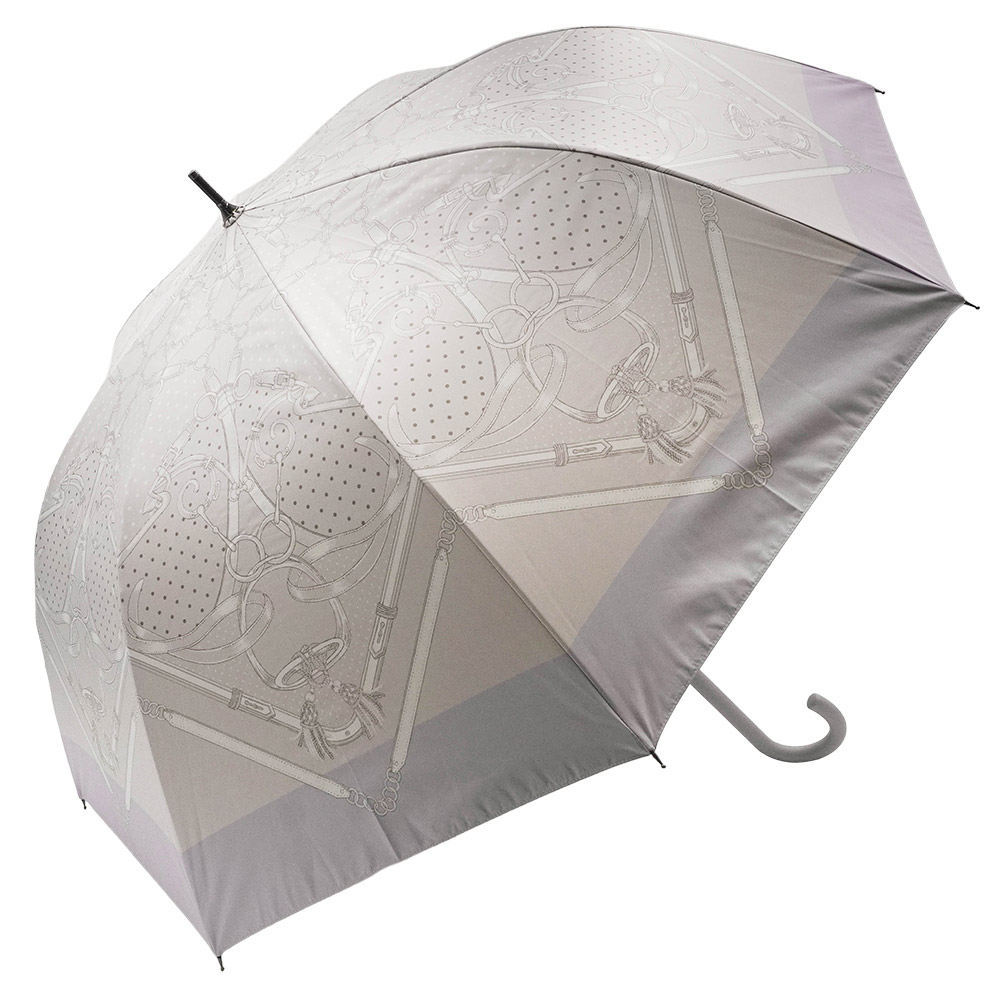 【2026新作】100％完全遮光 日傘/雨傘/晴雨兼用傘 ブラックコーティング ジャンプ傘 スカーフ柄 ベルトリボン柄 親骨58cm