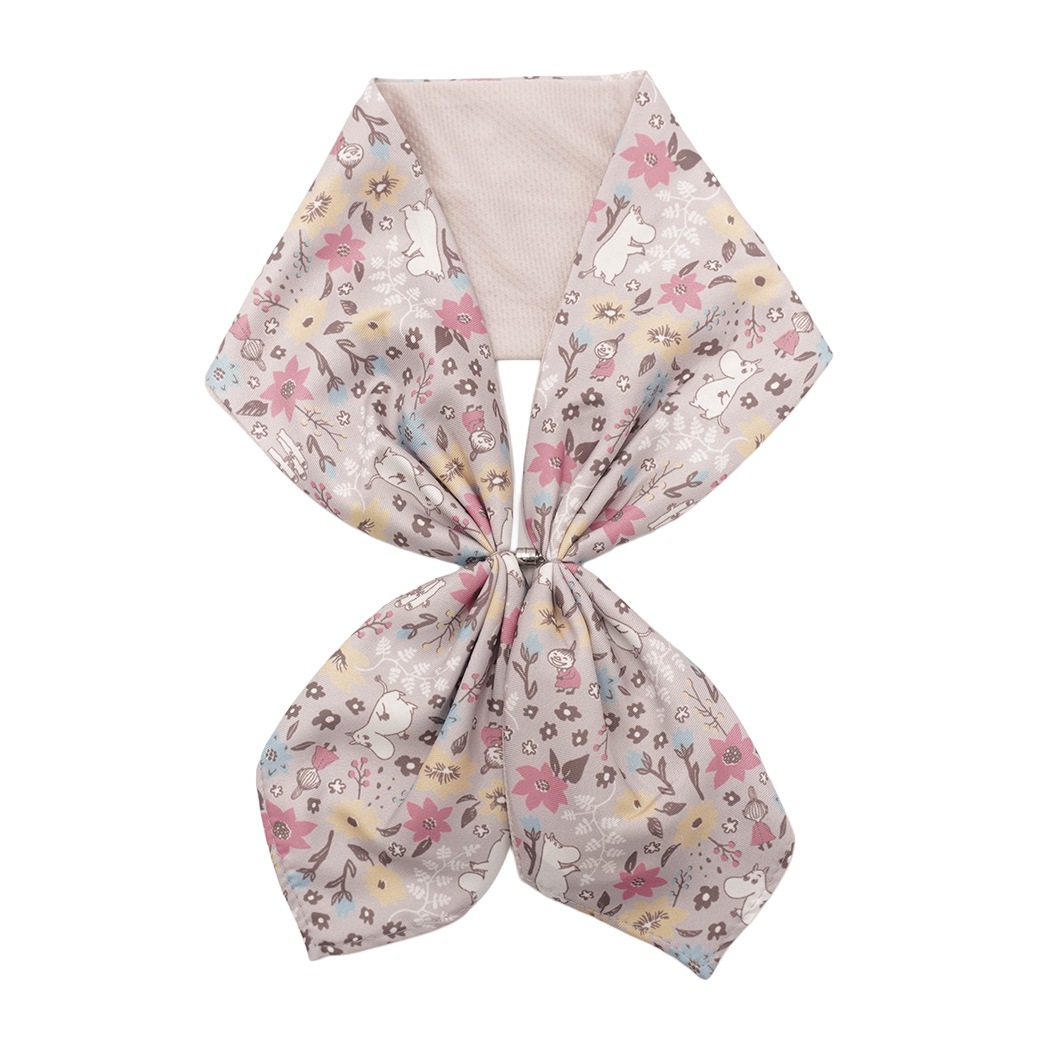 【2026新作】【ムーミンコラボ】 ひんやりワンタッチスカーフ　小さな幸せ 10cm×75cm(加工後) Moomin【ムーミン対象商品B】