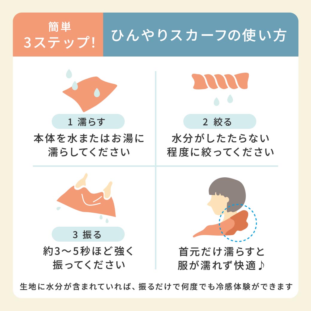 【2026新作】【ムーミンコラボ】 ひんやりスカーフ　リトルミイパーティ 53cm×53cm Moomin【ムーミン対象商品B】