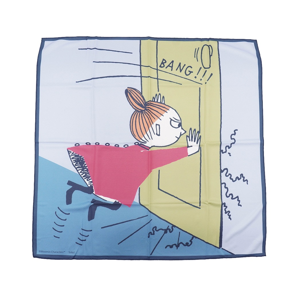 【2026新作】【ムーミンコラボ】 ひんやりスカーフ　コミックス 53cm×53cm Moomin【ムーミン対象商品B】