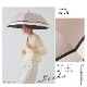 【再入荷】100％完全遮光 UVカット 日傘/雨傘/晴雨兼用傘 竹製ハンドル ショート傘 makez.(マケズ) パイピング切替/3色切替 親骨50cm