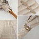 100％完全遮光 UVカット 遮熱 日傘 パラソル 木棒/木製ハンドル ショート傘 Paraffi(パラフィ) チェック柄 親骨50cm