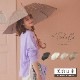 100％完全遮光 UVカット 遮熱 日傘 パラソル 木棒/木製ハンドル ショート傘 Paraffi(パラフィ) チェック柄 親骨50cm