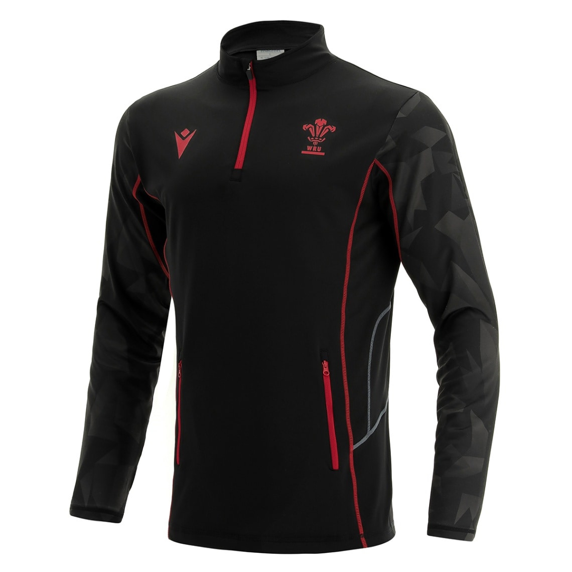 21-22 WRUウェールズラグビー トラベル 1/4ZIP パフォーマンス