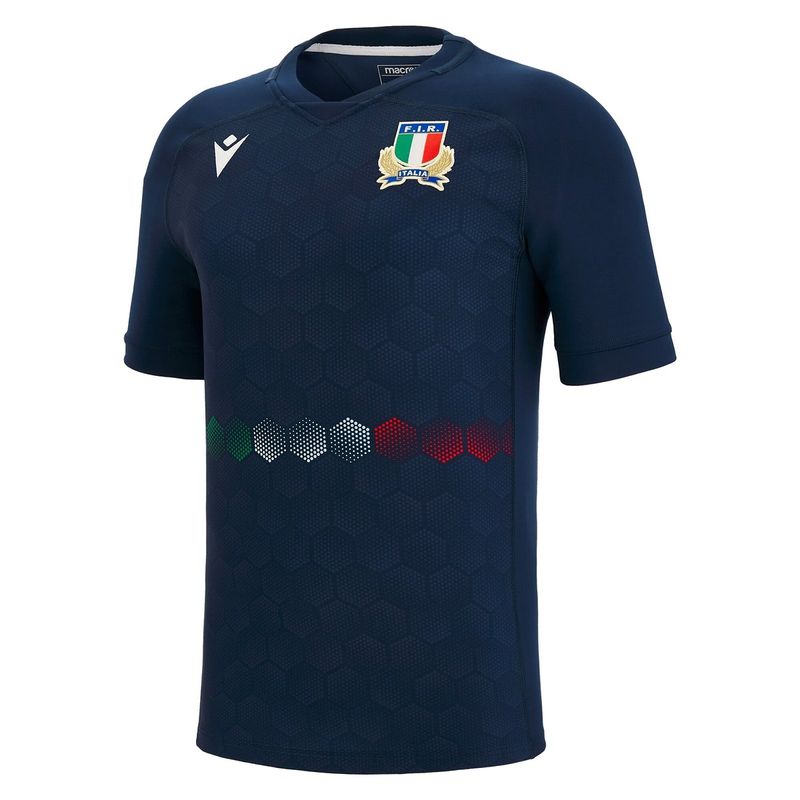 マクロン　イタリア代表　ラグビージャージ　　W杯　2019年　Mサイズ マクロン イタリア代表 ラグビージャージ W杯 2019年 Mサイズ