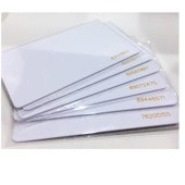 Mia-001【5枚】 Mifare 刻印あり マイフェア ブランク ICカード UID刻印タイプ 白地 無地