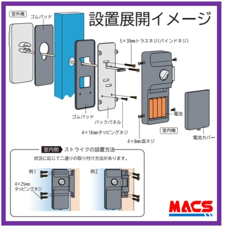 FACEY 25H 引き戸用 EPIC 顔認証対応 他解錠方法満載：指紋/リモコン/アプリ/無電圧a接点/暗証番号/　解錠スイッチ+ケーブルをサービス！！